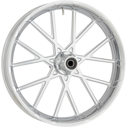 PartzBiz HD: 3442842-Arlen Ness Procross Chrome Front Wheel 21” X 3.50” Harley Touring 08-18 Non ABS