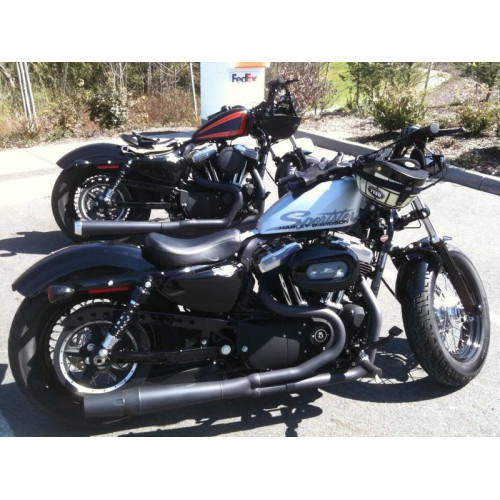 PartzBiz HD: 3444404-Black Thunderheader 2 into 1 2-1 Full Exhaust Pipe System 14-21 Harley Sportster PartzBiz HD: 3444404-Black Thunderheader 2 into 1 2-1 Full Exhaust Pipe System 14-21 Harley Sportster