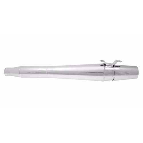 PartzBiz HD: 3456805-Thunderheader Chrome Slip On Exhaust Pipe Muffler Harley Dyna FLD FXDL 12-17
