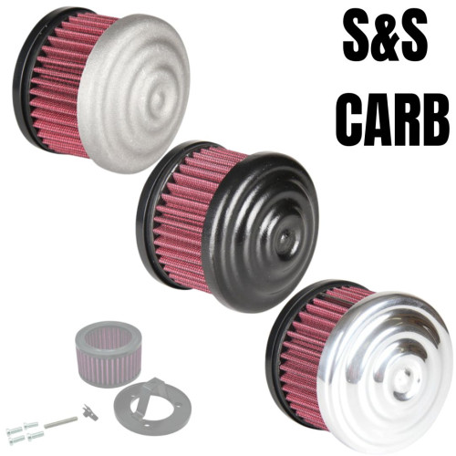 PartzBiz HD: 3441163-TC Bros. Ripple Black Air Cleaner S&S Super E & G Carbs