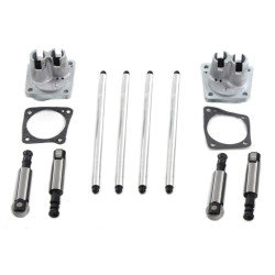PartzBiz HD 11-0597 - Solid Conversion สังกะสี Tappet Lifter Block Pushrod ปะเก็นชุด Harley Panhead Pan