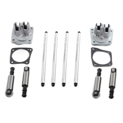 PartzBiz HD: 3456657-Solid Conversion Zinc Tappet Lifter Block Pushrod Gasket Kit Harley Panhead Pan