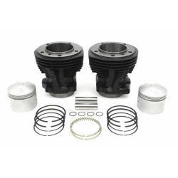 PartzBiz HD 11-2604 - แบบจำลองกระบอกสูบลูกสูบมาตรฐาน Bore 80ci 8:1 Shovelhead Harley 1979-1985 FL FX