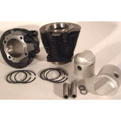 PartzBiz HD 11-2607 - Honed Fitted 1000cc Cylinder & Piston Engine Kit 73-85 Harley Sportster Ironhead