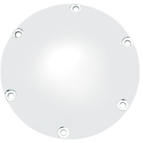 PartzBiz HD: 3462796-Drag Specialties Derby Cover Accent Smooth Domed Chrome 04+ XL Harley Sportster