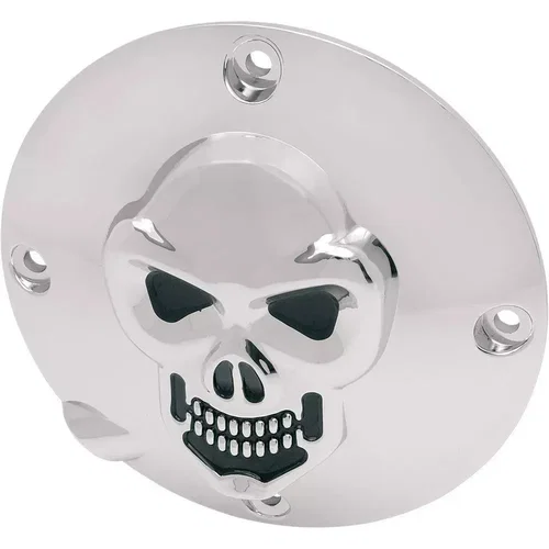 PartzBiz HD: 3462649-Drag Specialties 3-D Chrome Skull Derby Cover Accent 94-03 XL Harley Sportster PartzBiz HD: 3462649-Drag Specialties 3-D Chrome Skull Derby Cover Accent 94-03 XL Harley Sportster