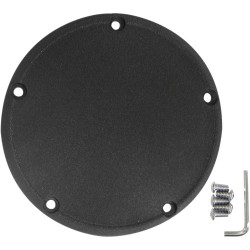 PartzBiz HD 1107-0362 - Drag Specialties Wrinkle Black Derby Cover Transmission Accent 99-18 Big Twin