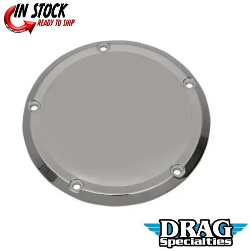 PartzBiz HD: 3462603-Drag Specialties Chrome Derby Clutch Cover Chrome Accent Trim Harley Touring 16+