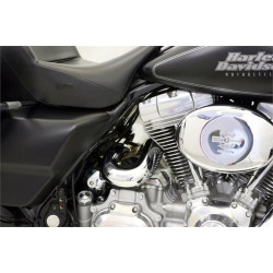 PartzBiz HD 11215A - Bassani Chrome Power Curve True Dual Header Pipes Exhaust Harley Touring 07-2016