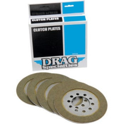 PartzBiz HD 1131-0422 - ชุดแผ่นแรงเสียดทานอะรามิดของ Drag Specialties 5 Harley Big Twin 37930-68