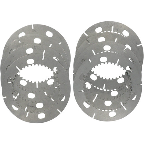 PartzBiz HD: 3480776-Drag Specialties 8 Clutch Steel Drive Plates Harley Sportster XL Ironhead 71-84