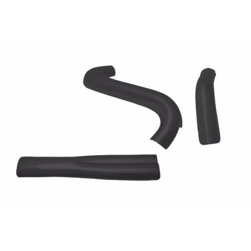 PartzBiz HD: 3461012-Thunderheader 2 into 1 Pipe Black 3 Piece Heat Shield Set Shields Heatshields