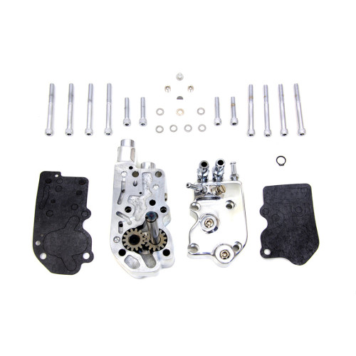 PartzBiz HD: 3455993-Polished Sifton Oil Pump 1973-1991 Harley Big Twin Shovelhead Evolution Motor