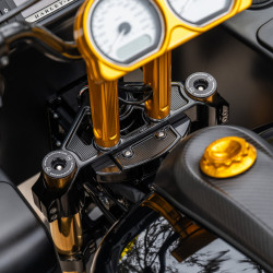PartzBiz HD 130-007 - Arlen Ness Method +2” Drop Triple Tree Kit Set Black Aluminum Harley FLTR 15+ PartzBiz HD 130-007 - Arlen Ness Method +2” Drop Triple Tree Kit Set Black Aluminum Harley FLTR 15+