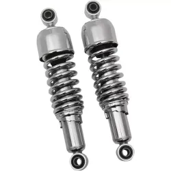 PartzBiz HD 1310-1312 - Drag Specialties Chrome 13‚” โช้คอัพไนโตรเจนแบบทดแทน Harley Touring