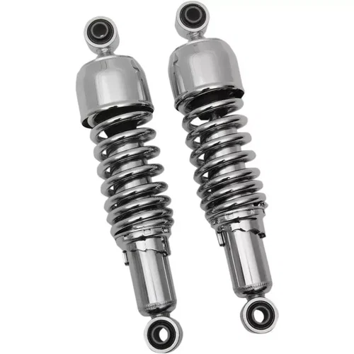 PartzBiz HD: 3448072-Drag Specialties Chrome 13” Replacement Nitrogen Shock Absorbers Harley Touring