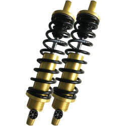 PartzBiz HD 1310-1740 - Legend Revo-A Adjustable Coil Suspension 12” Gold Standard Shocks Harley Touring