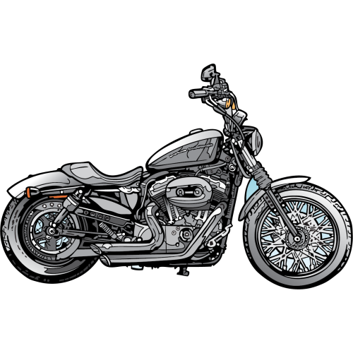 PartzBiz HD: 3469101-Legend Revo-Arc Piggyback Coil Suspension 14‚” Heavy Duty Shocks Harley 04-20 XL