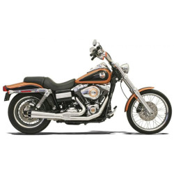 PartzBiz HD 13312R - Bassani Chrome Road Rage 2 ถึง 1 Megaphone Short Exhaust System 91-05 Harley Dyna PartzBiz HD 13312R - Bassani Chrome Road Rage 2 ถึง 1 Megaphone Short Exhaust System 91-05 Harley Dyna