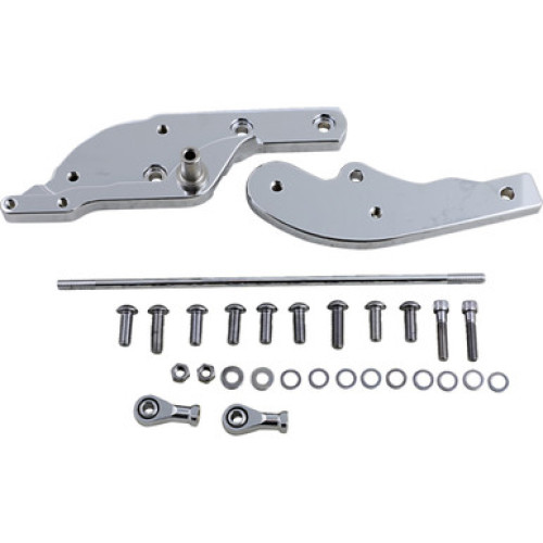 PartzBiz HD: 3480825-Drag Specialties Black Forward Control Kit 2018+ Harley Low Rider Street Bob