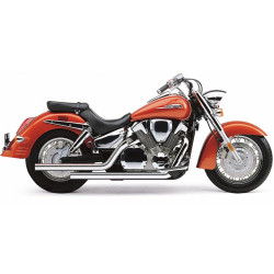 PartzBiz HD 1630T - Cobra Chrome Dragsters Exhaust Pipes Header 2003-2009 Honda VTX1300C R S T