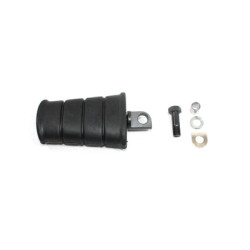PartzBiz HD 17-0301 - Flat Black Rubber Kick Starter Pedal Replica Replacement Harley Ironhead Pan FLH