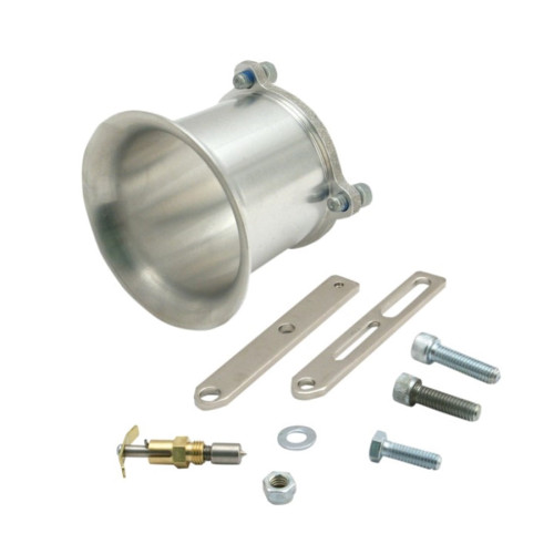 PartzBiz HD: 3458937-S&S Chrome 2-1/2‚” ชุดแตรอากาศ Velocity Stack Super E&G Carbs 2.5” ไอดี Harley