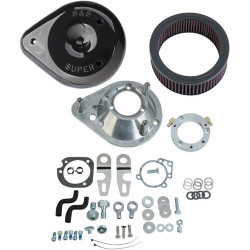 PartzBiz HD 170-0307E - S&S Cycle ชุดกรองอากาศ Black Teardrop ท่อไอดี 2017+ Harley Sportster XL PartzBiz HD 170-0307E - S&S Cycle ชุดกรองอากาศ Black Teardrop ท่อไอดี 2017+ Harley Sportster XL