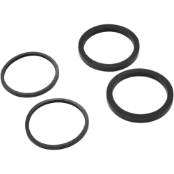 PartzBiz HD 1702-0123 - Drag Specialties Front Brake Caliper Seal Kit Harley Sportster XL 04-60