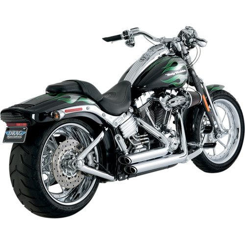 PartzBiz HD: 3457306-Vance & Hines Shortshots ท่อไอเสียแบบเซ 1986-2011 Harley Softail