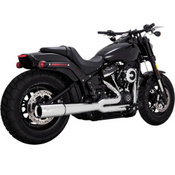 PartzBiz HD 17387 - Vance & Hines ท่อไอเสีย Chrome 2 Into 1 Pro Harley Softail 18+ M8