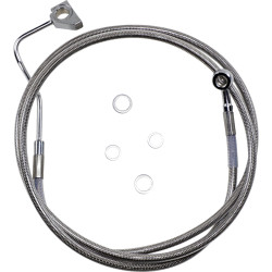 PartzBiz HD 1741-3991 - 70 1/2” +6” Extended Stainless Steel Upper Brake Line Harley Touring 14+ ABS PartzBiz HD 1741-3991 - 70 1/2” +6” Extended Stainless Steel Upper Brake Line Harley Touring 14+ ABS