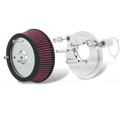 PartzBiz HD 18-505 - Arlen Ness Big Sucker Air Cleaner Stage 1 Performance Filter Kit Harley 18-505