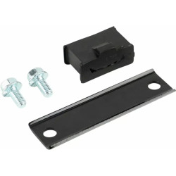 PartzBiz HD 1861-1518 - Drag Specialties Chrome Exhaust Support Kit Rubber Mount 1985-20 Harley Touring