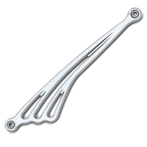 PartzBiz HD: 3486473-Arlen Ness Deep Cut Flat Shift Rod Linkage Chrome Billet Forward Harley Davidson