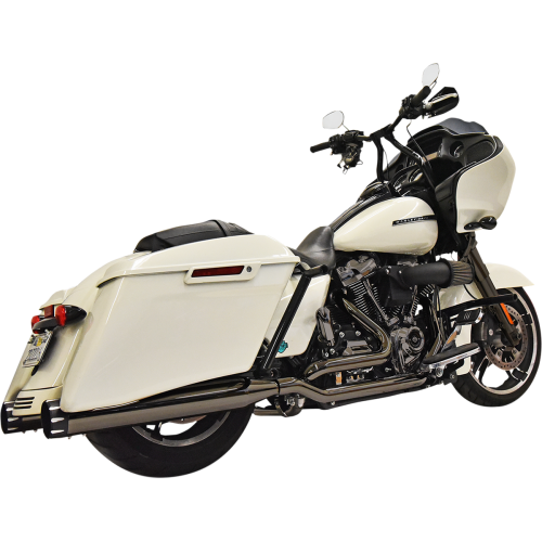 PartzBiz HD: 3474787-ท่อระบบท่อไอเสีย Bassani True Dual Black Mercury Harley Touring 17+