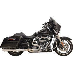 PartzBiz HD 1F21SS - Bassani Road Rage 3 ท่อไอเสียสแตนเลส Megaphone Harley Touring M8