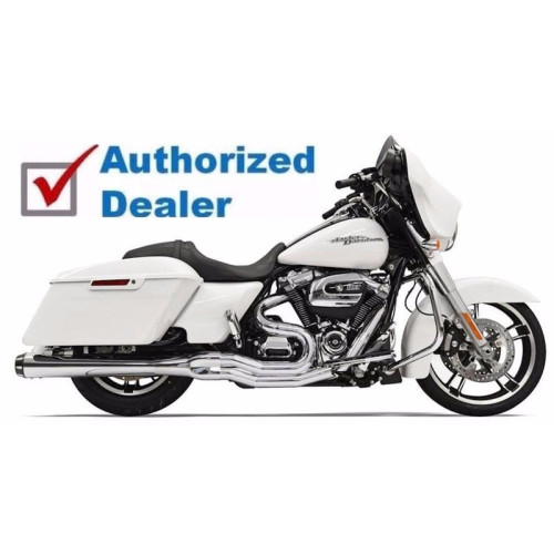 PartzBiz HD: 3442990-Bassani Chrome Road Rage 2 into 1 Exhaust Pipe 4” Megaphone 2017+ Harley Touring PartzBiz HD: 3442990-Bassani Chrome Road Rage 2 into 1 Exhaust Pipe 4” Megaphone 2017+ Harley Touring
