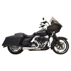 PartzBiz HD 1F52SS - Bassani Stainless Steel Road Rage 2 - 1 ท่อไอเสียสั้น 95-16 Harley Touring