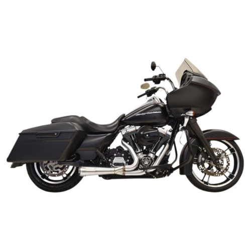 PartzBiz HD: 3469663-Bassani Stainless Steel Road Rage 2 - 1 ท่อไอเสียสั้น 95-16 Harley Touring