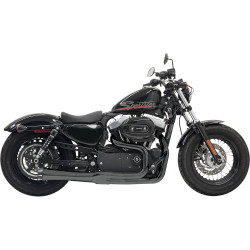 PartzBiz HD 1X22R - Chrome Bassani Mega Power 2 ออก 1 Road Rage II ท่อไอเสียแบบสั้น Sportster XL