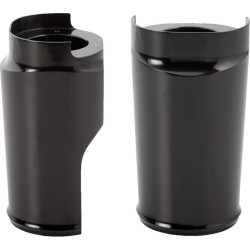 PartzBiz HD 20-040 - Arlen Ness Fat Tire Fork Sliders Boot Covers Black Pair Set Harley Touring 2014+