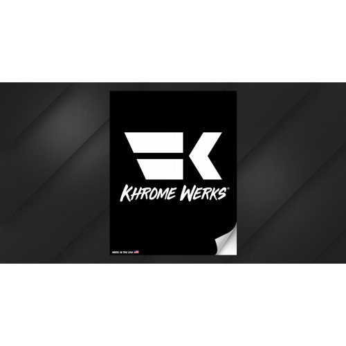 PartzBiz HD: 3472045-Khrome Werks Black Edge 4.5 HP Plus Slip On Mufflers Pipes Harley Touring 95-16