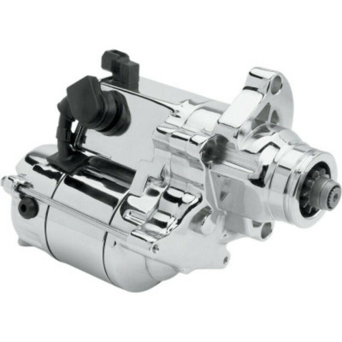 PartzBiz HD: 3441456-1.6KW Chrome Starter Motor 2006-2017 Harley Big Twin Motors Touring Softail Dyna
