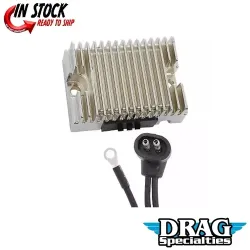 PartzBiz HD 2112-0779 - Drag Specialties ตัวปรับแรงดันไฟฟ้าแบบ Solid-State ของ Chrome Harley Big Twin 1989-1999 PartzBiz HD 2112-0779 - Drag Specialties ตัวปรับแรงดันไฟฟ้าแบบ Solid-State ของ Chrome Harley Big Twin 1989-1999