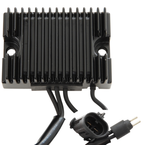 PartzBiz HD: 3450345-Drag Black Solid State Voltage Regulator 22A Harley XL Sportster 04-06 74523-04
