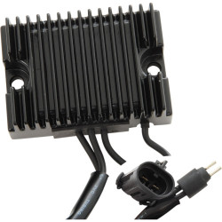 PartzBiz HD 2112-1058 - Drag Black Premium Voltage Regulator 22A Harley 04-06 Sportster XL OEM 74523-04