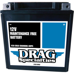 PartzBiz HD 2113-0782 - Drag AGM Absorbed Glass Mat Acid Battery Harley Touring Bagger Dresser 1997-2020