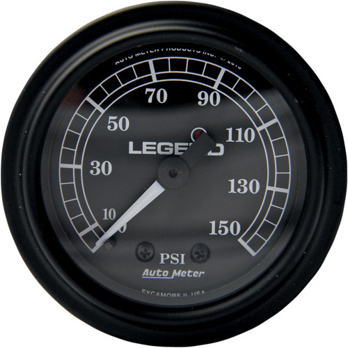 PartzBiz HD: 3469251-Legend Suspension Diamond Fairing Mount LED Backlit PSI Pressure Gauge Harley