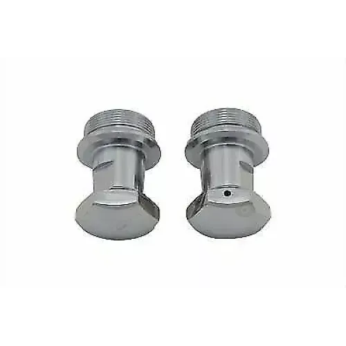 PartzBiz HD: 3492720-V-Twin Upper Lower 41mm Fork Tube Plug Pair Set Polished Harley Touring 49-79 PartzBiz HD: 3492720-V-Twin Upper Lower 41mm Fork Tube Plug Pair Set Polished Harley Touring 49-79
